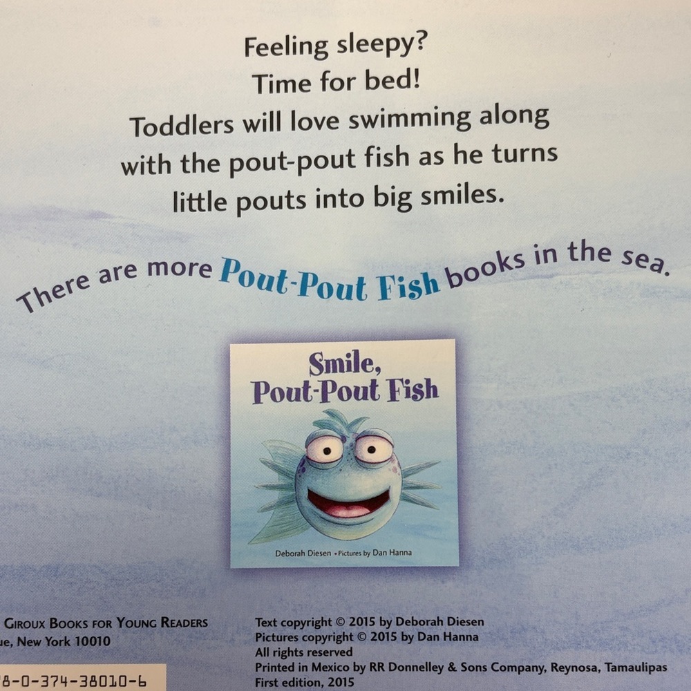 Bedtime Books For Young Kids Toddlers - Pout Pout Fish, Cranky Crab - Picture 4 of 5